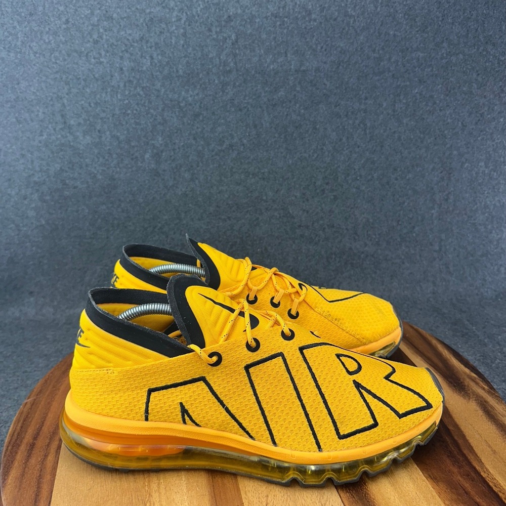 Nike Air Max Flair University Gold Black Mens 11.5 Sneakers 942236-700